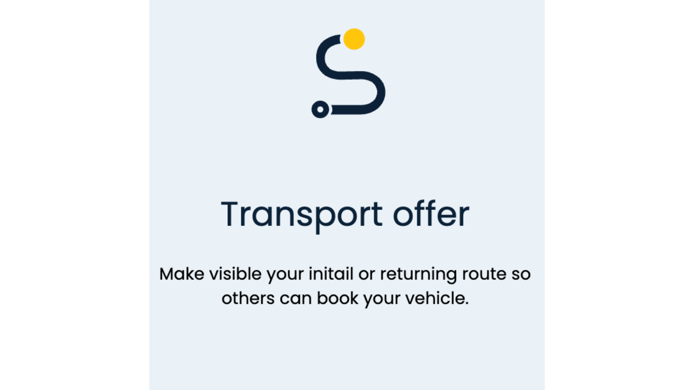 transport offer 